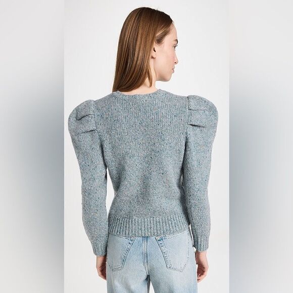 FRAME Pleated Puff Sleeve Sweater NWT - Picture 3 of 10